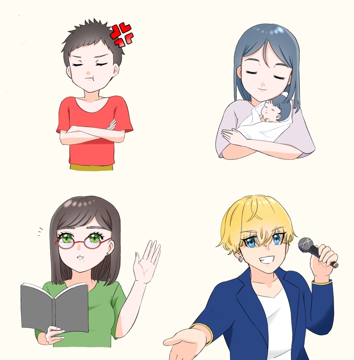 ゆるふわ可愛い！SNSアイコン・全身・動物描きます 基本料金で人物１人or動物１匹OK！商用利用も無料です イメージ5