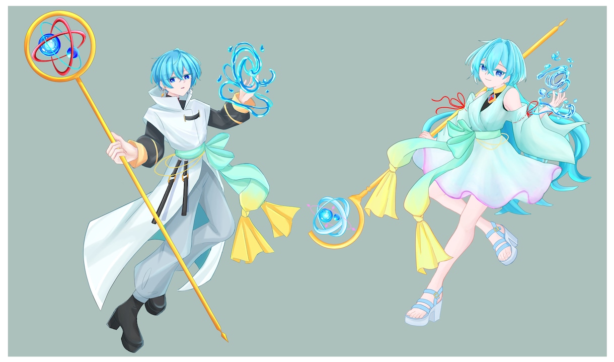 立ち絵制作いたします TRPGやゲーム制作、IRIAMなどの配信立ち絵 イメージ1