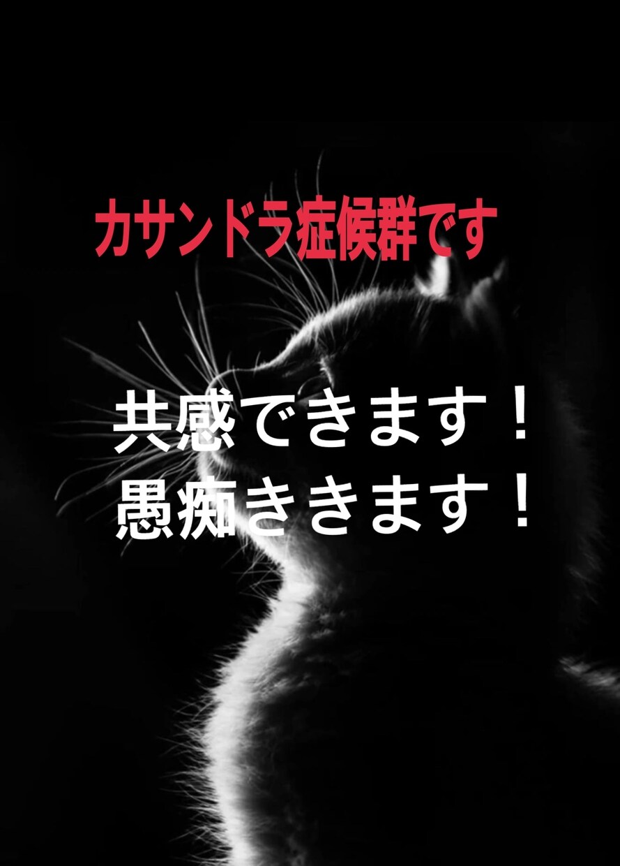 カサンドラ症候群です。気持ちわかります アスペルガー症候群も、カサンドラ症候群もわかります！ イメージ1