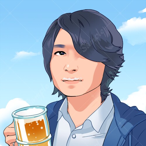 商用OK！デフォルメタッチの似顔絵イラスト描きます SNS/ブログアイコン/名刺などに。お気軽にご相談ください。 イメージ10