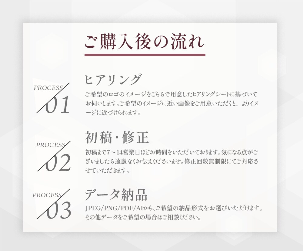 ロゴ作成　ブランドの顔作ります シンプルから個性的まで対応。長く愛せるロゴ制作 イメージ3