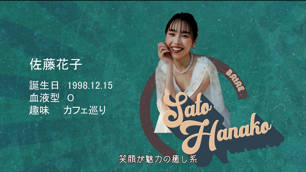 レトロ映画の様な結婚式オープニングムービー作ります 選べる自己紹介ナレーションでオリジナルムービーに♪ イメージ7