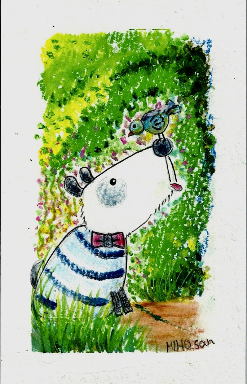 心に寄り添う「癒やしのアート壁紙」を提供ます 個展完売作家が描く、自然と動物の鮮やかな抽象アート イメージ2