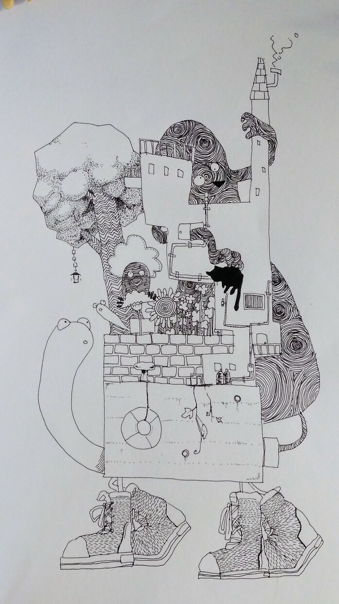 楽しいイラストを描きます どこにでもなじむ不思議な雰囲気のあるイラスト描きます イメージ3