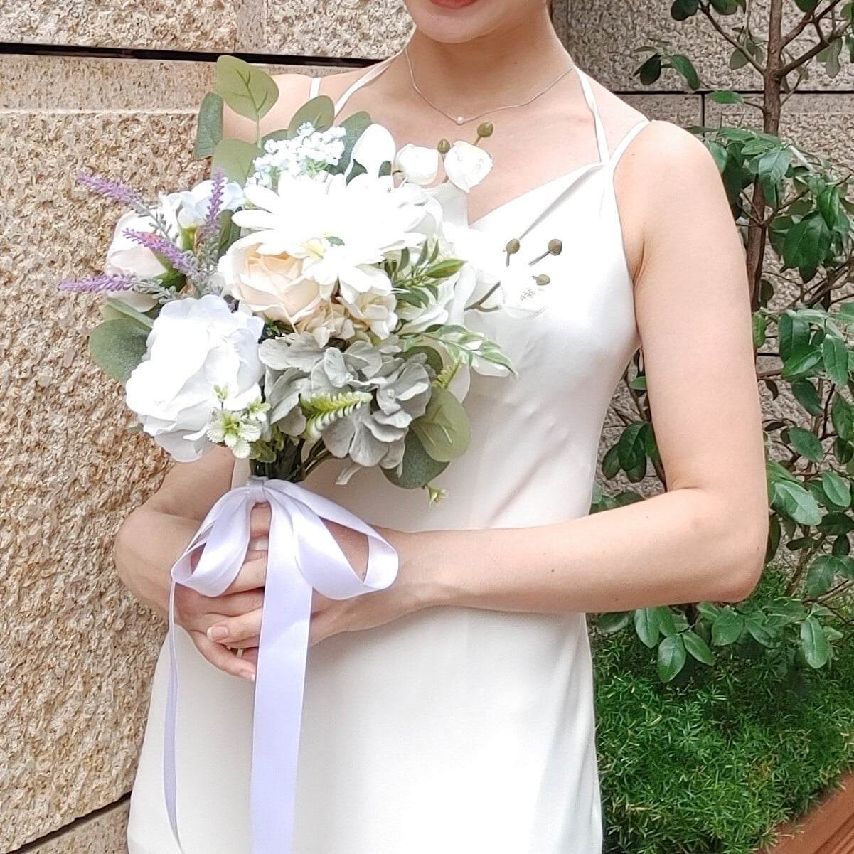造花ウェディングブーケ製作します くすみカラーで写真映えするブーケを♡♡♡♡ イメージ5