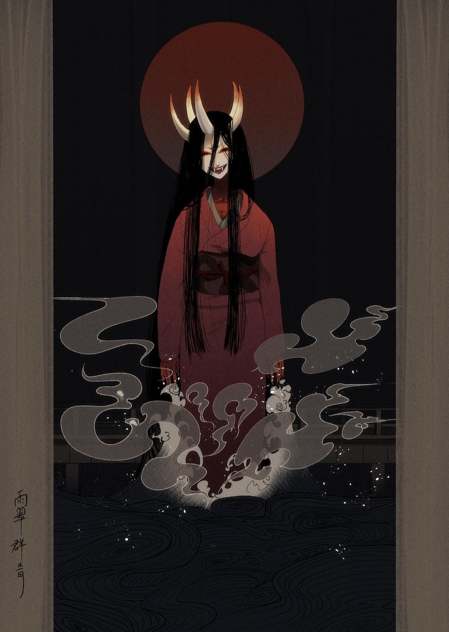 華やかな和風なイラストを制作します 和洋折衷フリルプリーツ大正浪漫花が得意です。 イメージ4