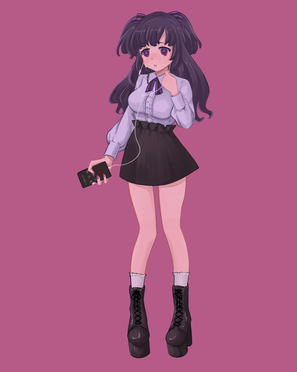 SNSで使用できるプロフイラスト作成いたします 彩度低め、クールな雰囲気のイラストが得意です イメージ5