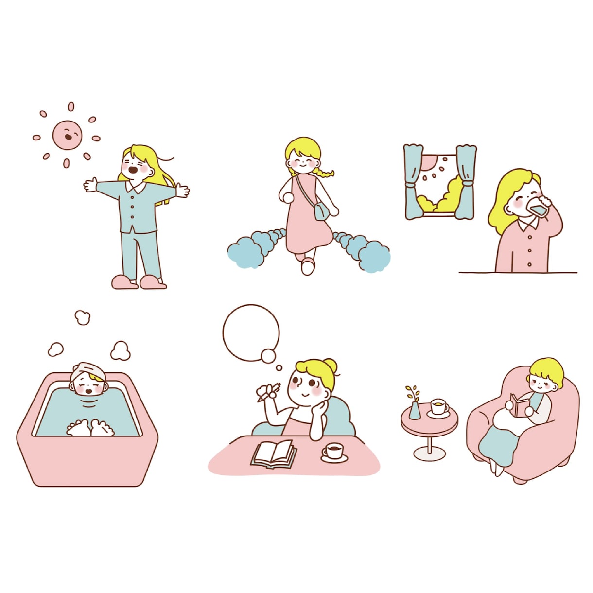 シンプル・かわいい・親しみやすいイラスト描きます 商用OK！書籍・雑誌・Web・SNS・広告・教材・アプリなど イメージ2