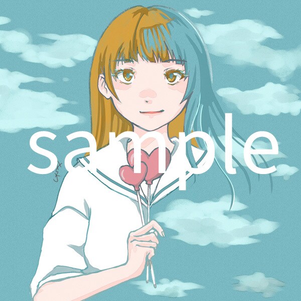 SNSアイコン描きます おしゃれで目を引くワントーンカラーのイラストです♪ イメージ2