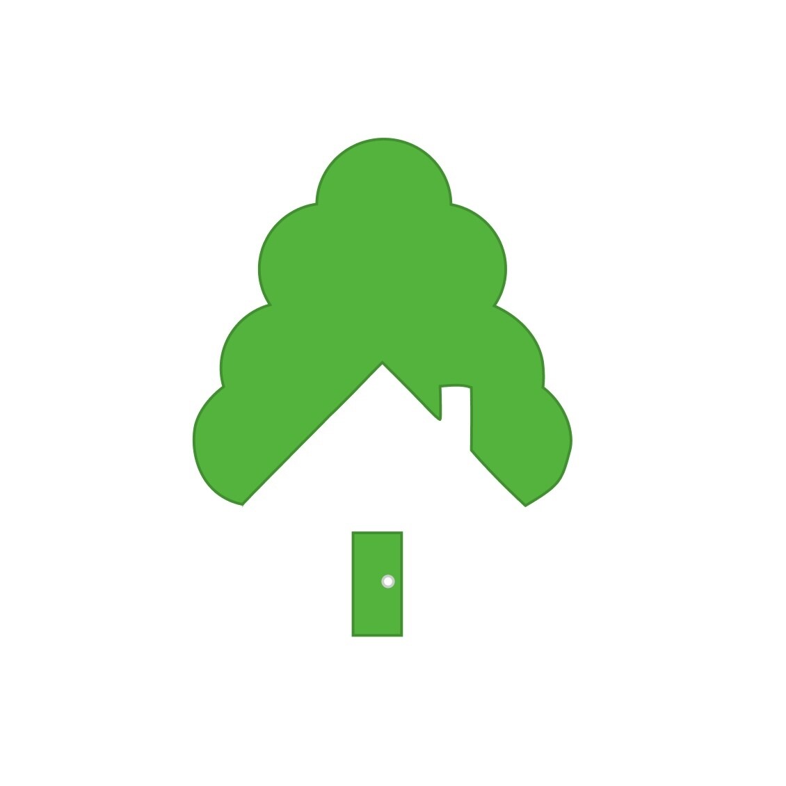 自然と家の共存をイメージしております 起業・開業などこれからオリジナルロゴが必要な方へ イメージ1