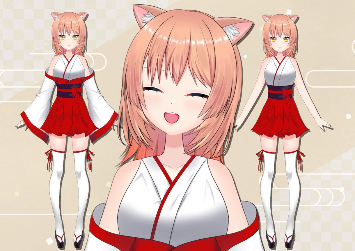 キャラデザからモデリングまで！vtuber作ります 低価格で高可動！サポート充実◎のLive2Dモデリング！ イメージ10