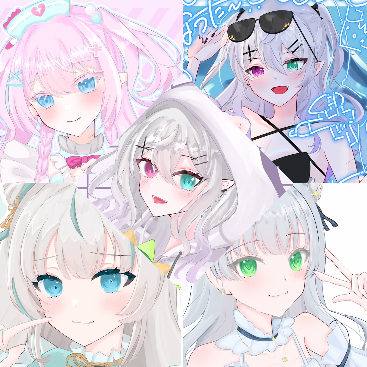 透明感のある可愛いイラスト制作します 透明感のある可愛いイラストです♪ イメージ1
