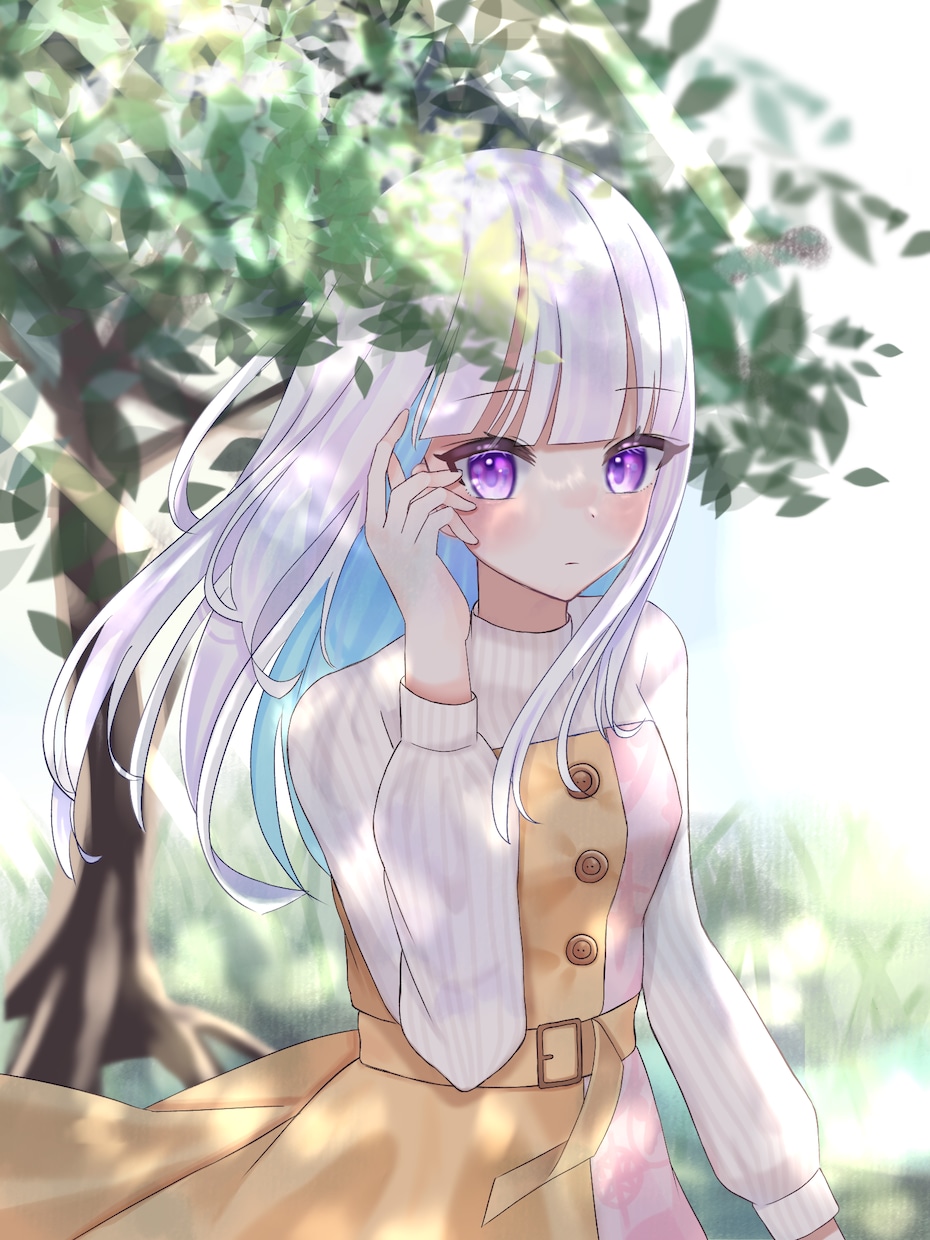動画やアイコンなどに使えるイラストを描きます かわいい女の子のイラストを描きます イメージ4