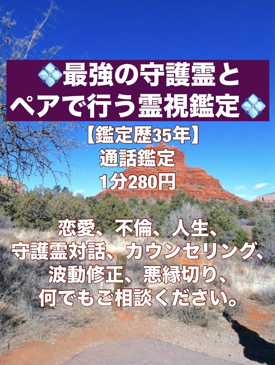 占い師が相談に来る占い師、貴方の願いを叶えます 【鑑定歴35年】相方の守護霊と共に導きます。 イメージ1