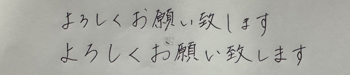ボールペン、鉛筆での代筆全般を致します 代筆、字を書く事でしたら受けます。 イメージ1