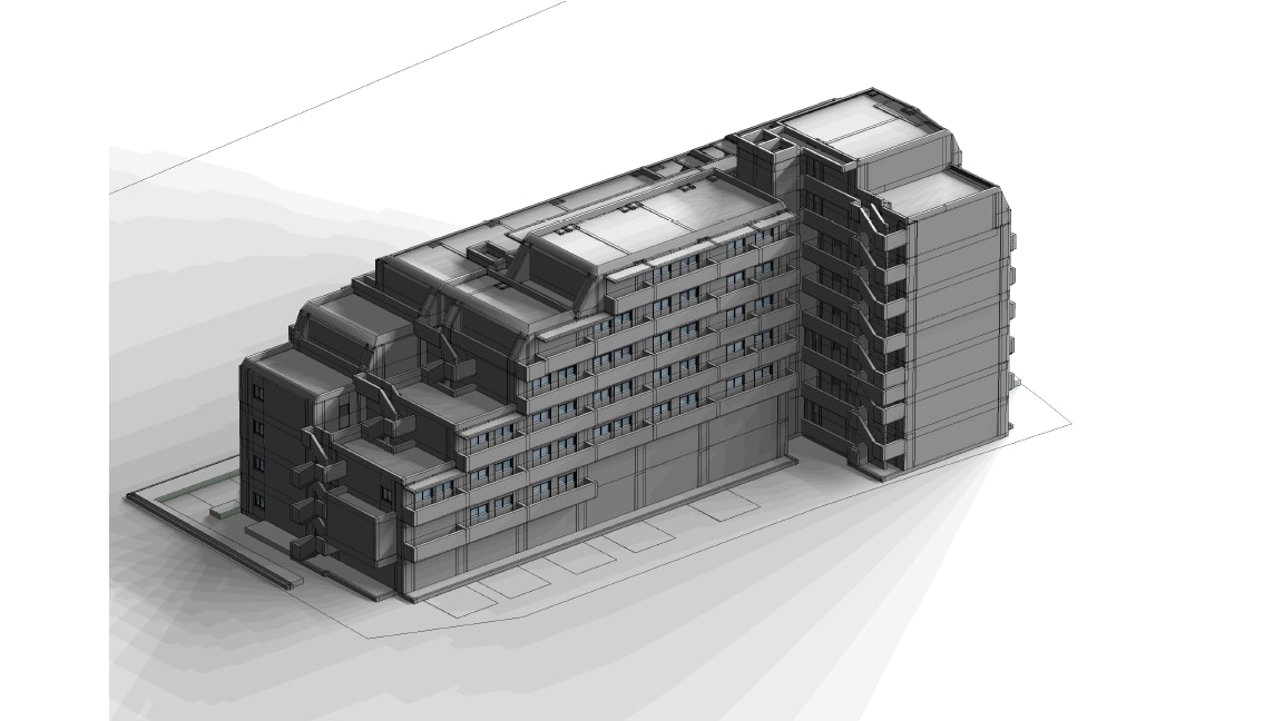 東京都　分譲マンションのボリューム設計をします 日影規制、天空率を駆使したボリューム設計 イメージ1