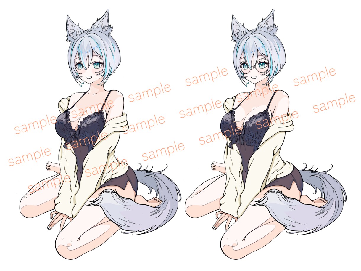 毛束が命！【髪型２パターン】イラスト描きます 美しい髪にこだわりたい！理想のヘアスタイルをイラストで再現♪ イメージ9