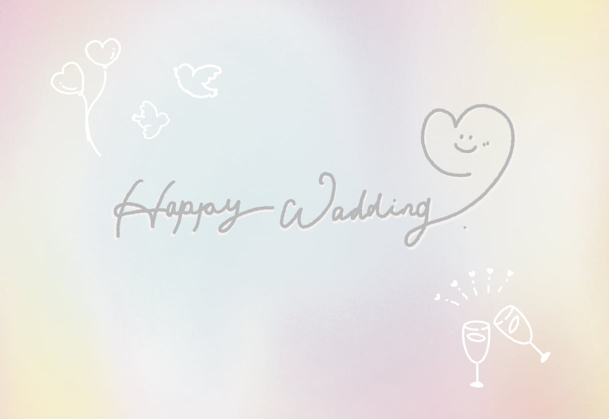 やさしさ溢れる手描きのポストカードを制作します 結婚のお祝い・お誕生日などにプチギフトとして。 イメージ2
