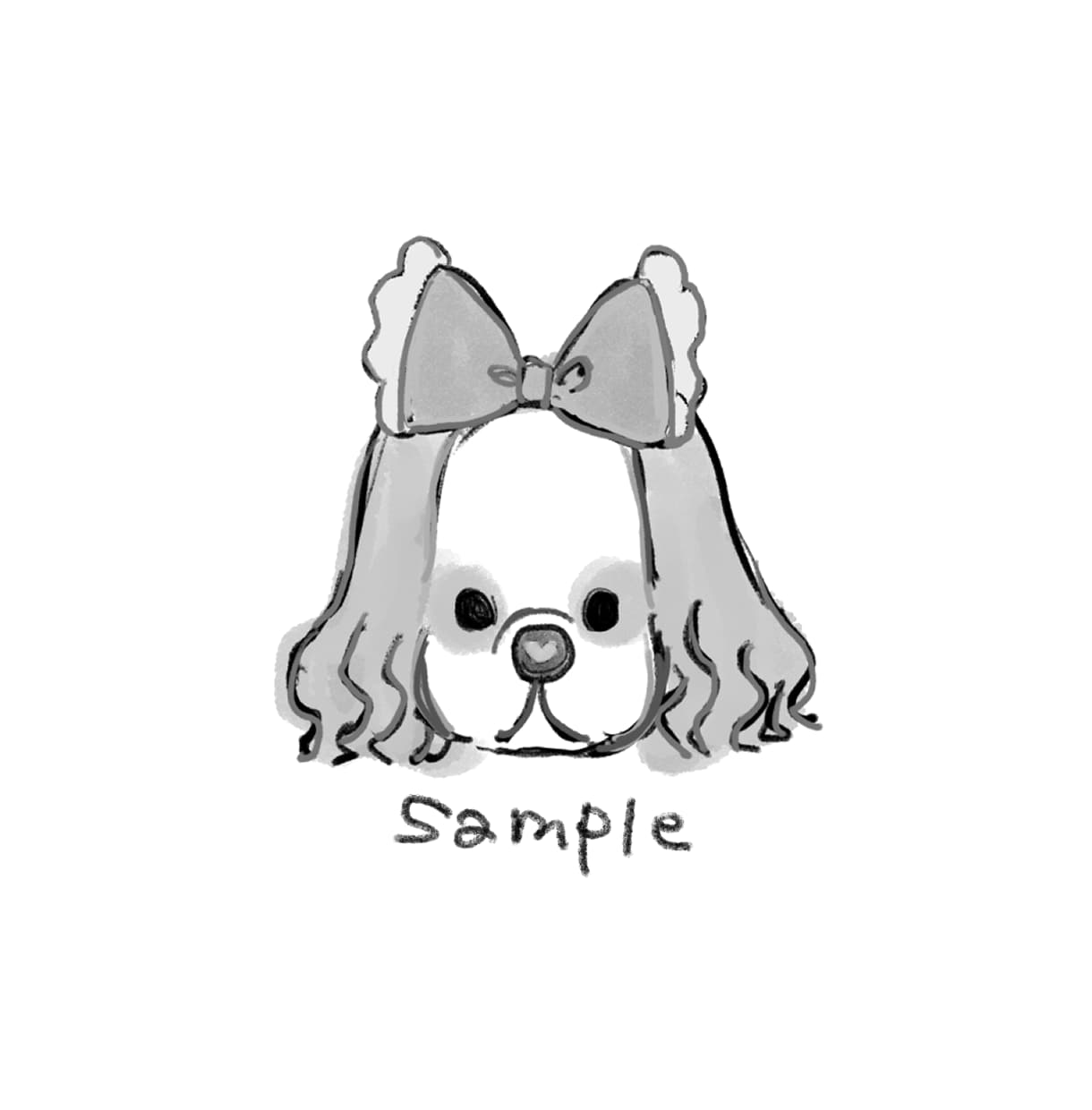 シンプルでゆるかわなペット様のアイコンを作成します 修正無制限！ペット様のアイコン用イラストを描きます イメージ3