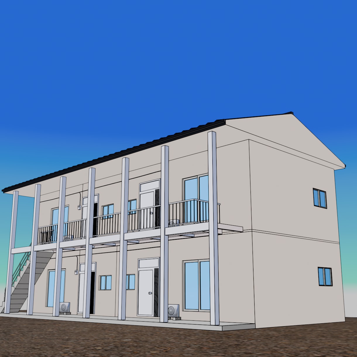 お部屋や建物の3DCG・パースを高品質に制作します 【図面・写真から立体化】建築物3DCGを高クオリティで描画！ イメージ4