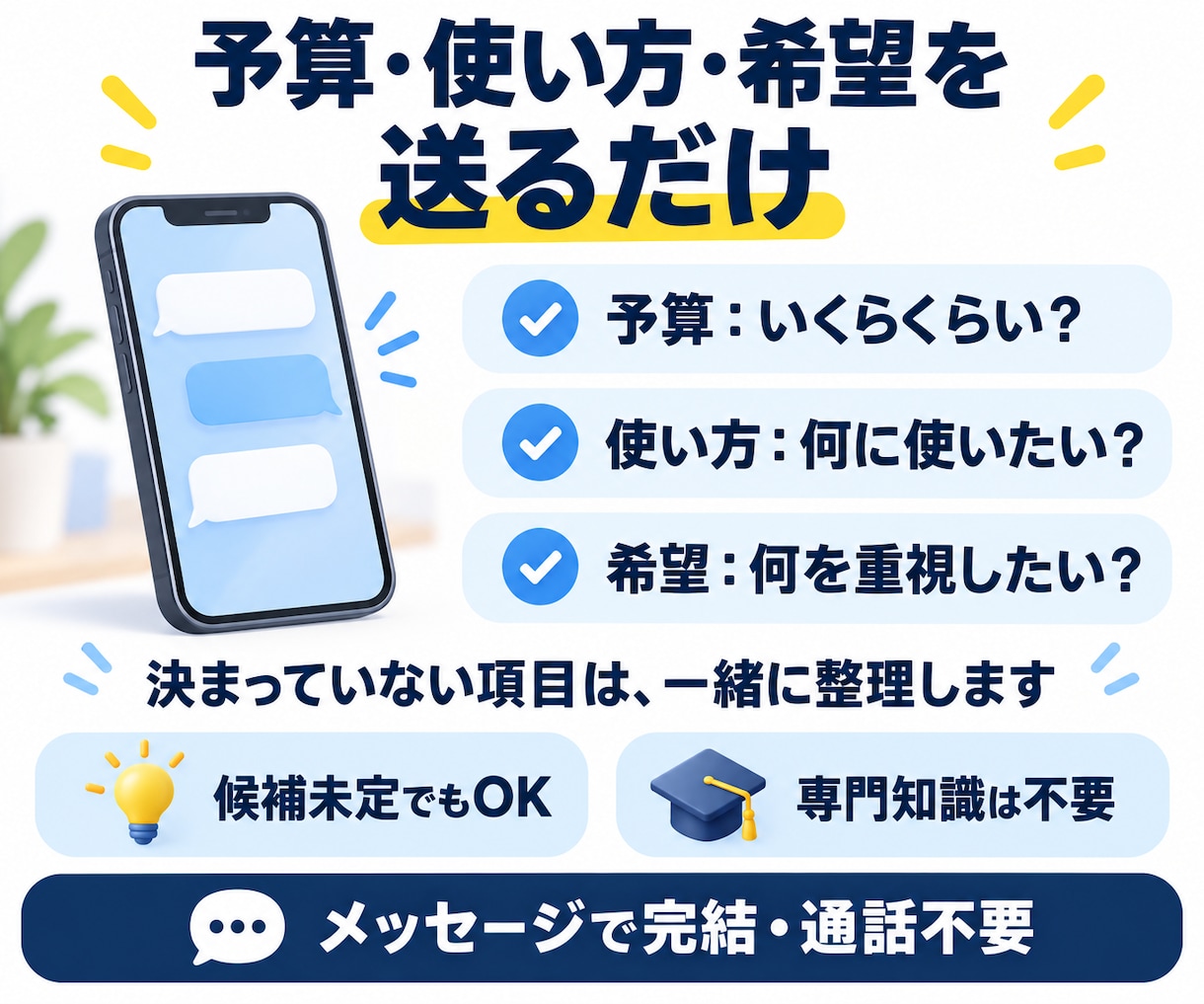 PC・スマホ・家電選びをお手伝いします 予算と使い方に合う商品をご提案！比較表PDF付き イメージ4
