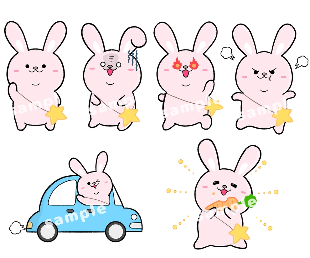 見る人をほっこりさせるキャラクターをデザインします アイコンや商用利用に！ゆるくてかわいい動物たちを描きます♪ イメージ6