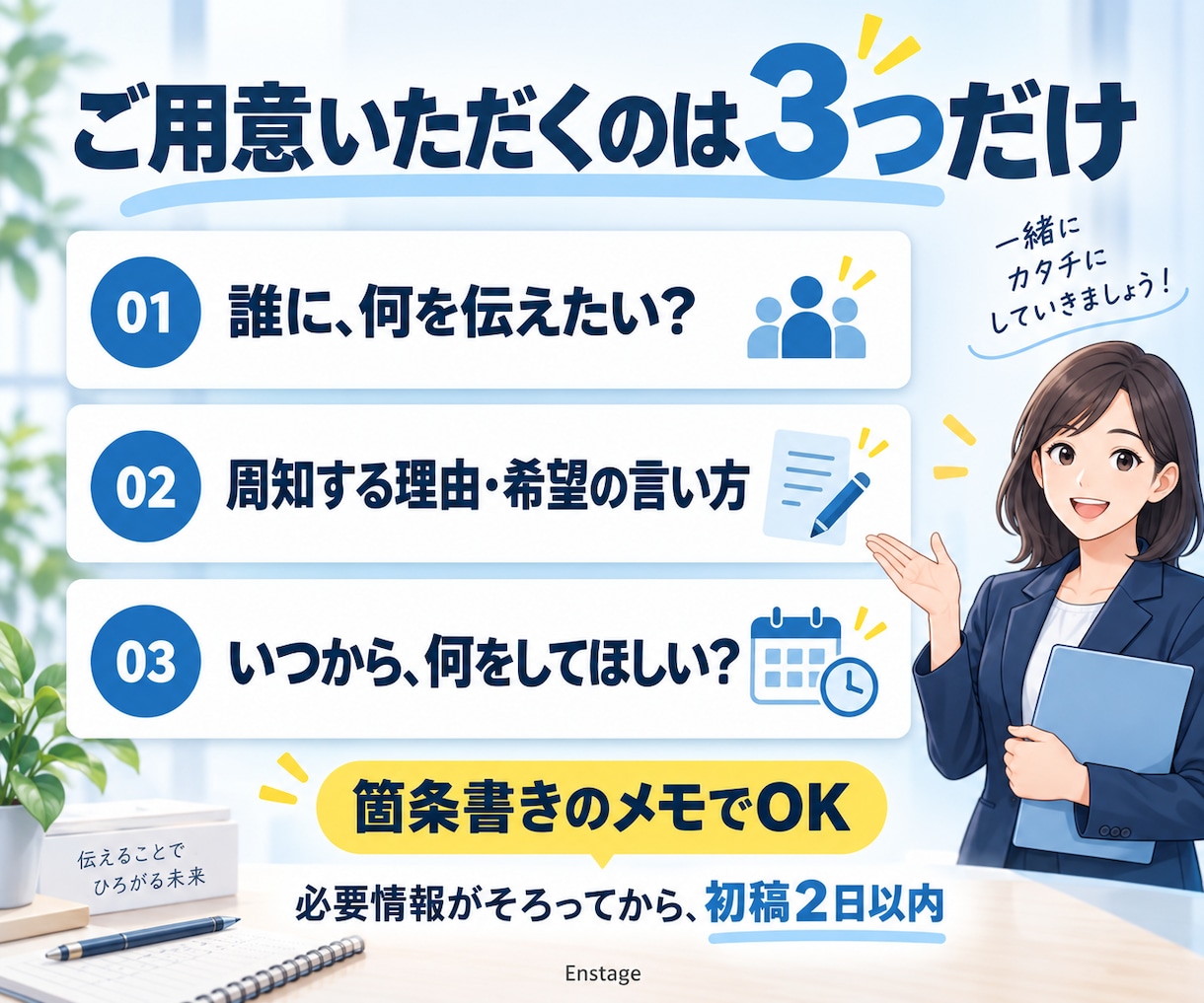 配送管理者のためのLINE連絡文を作成します 伝えにくい注意も、現場経験をもとに丁寧に文章化 イメージ3