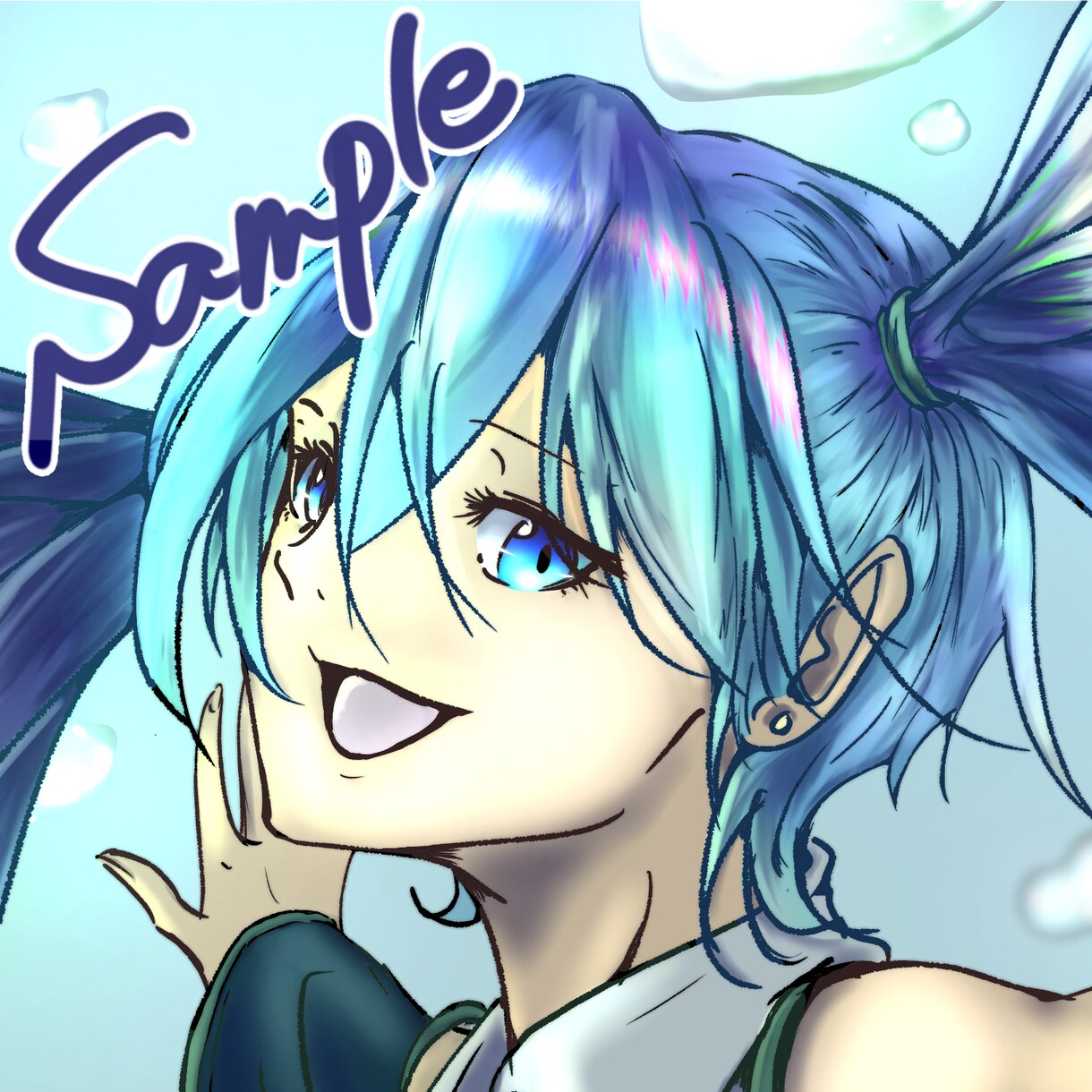SNSアイコンを描かせていただきます オリジナルキャラクターのアイコンを作成します！ イメージ4