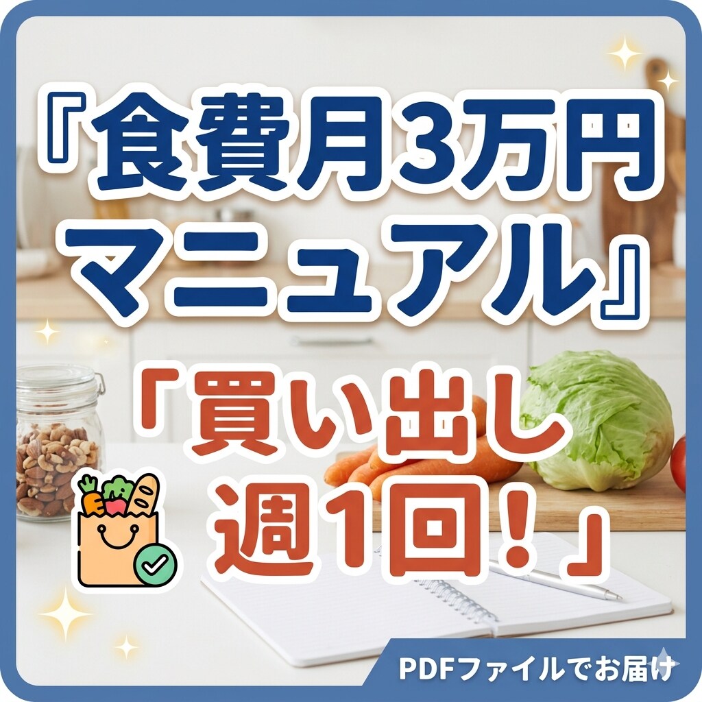 PDF今日からできる無理のない食費3万円節約術ます 主婦・一人暮らし必見！今日からできるリアルな食費節約術 イメージ1