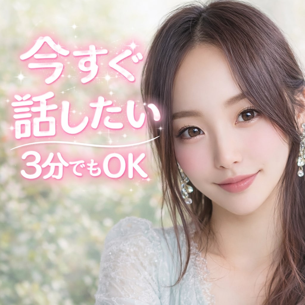 今日もお疲れ様でした♡あなたのお話し今すぐ聴きます 話す話題がなくてもOK◎なんとなく話したい◎〜3分でも✨ イメージ1