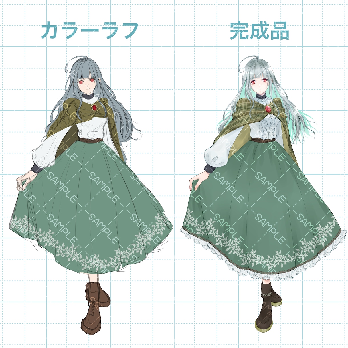 TRPG・ゲーム・配信などの立ち絵を制作します ゲーム・動画・配信・IRIAM・TRPG等で使用できる立ち絵 イメージ3