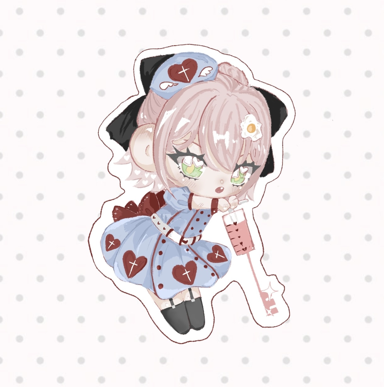 ふんわりした雰囲気のミニキャラ描きます キャラの雰囲気にあったイラストお描きします！ イメージ3