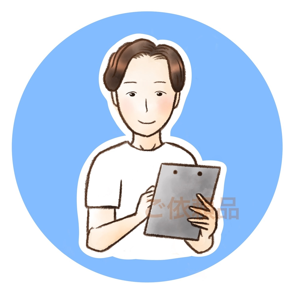 ナチュラルな鉛筆線画アイコン描きます 優しい雰囲気で温かみのある印象を伝えます イメージ9
