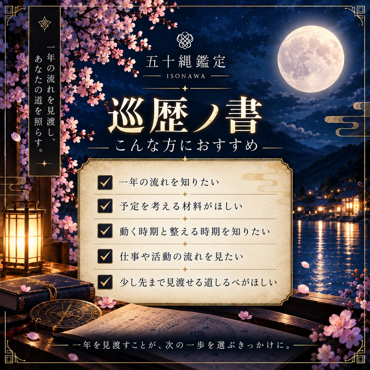 一年の運勢とこれからの流れを鑑定します 一年を見渡し、自分らしく歩くための道しるべ イメージ4