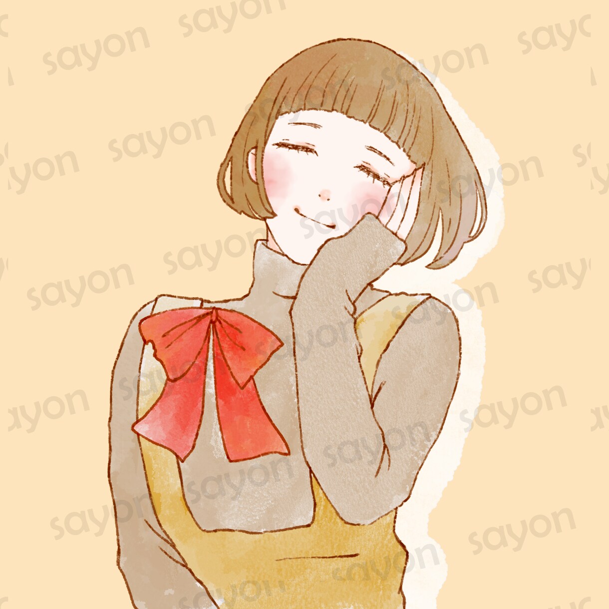 イラスト多数/完成品イラストを販売しています ゆるふわ/おしゃれ/フェミニン/ナチュラルシリーズ② イメージ3