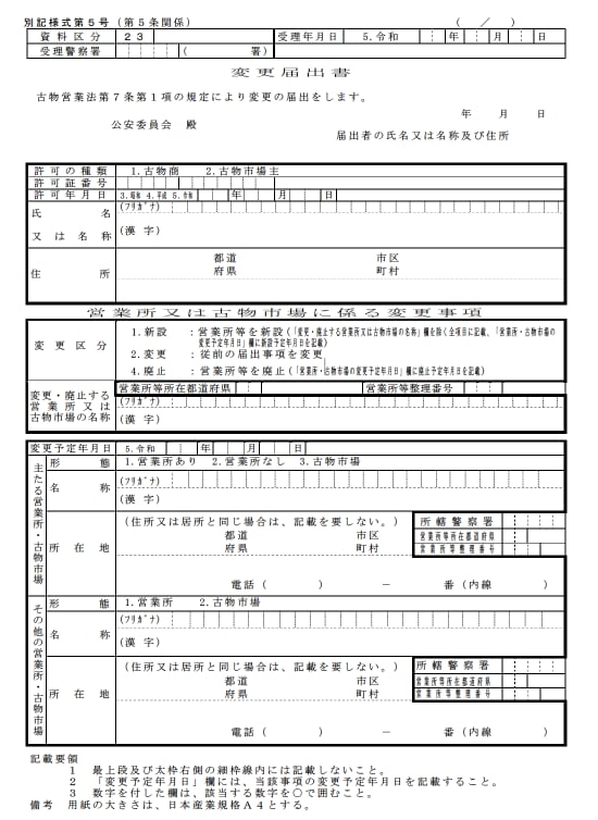 24時間納品／古物商許可の申請書類を作成します 個人も法人も、古物商許可申請を行政書士がしっかりとサポート！ イメージ8