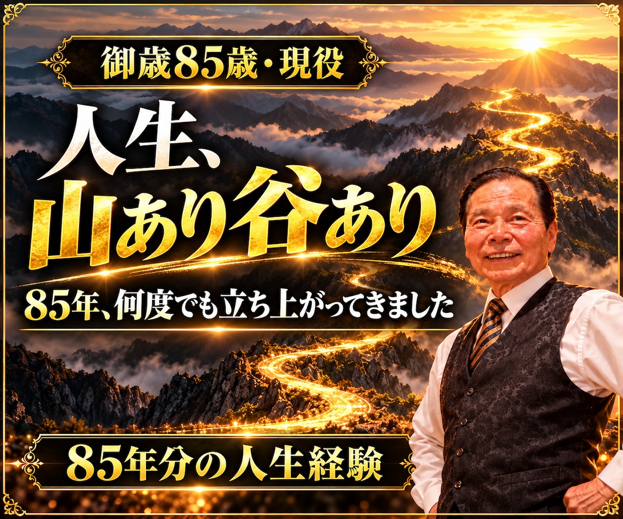 85歳現役Uber配達員が人生の悩みをお聴きします 戦争、商売、挫折も経験。85年分の人生経験でお話を聴きます イメージ2