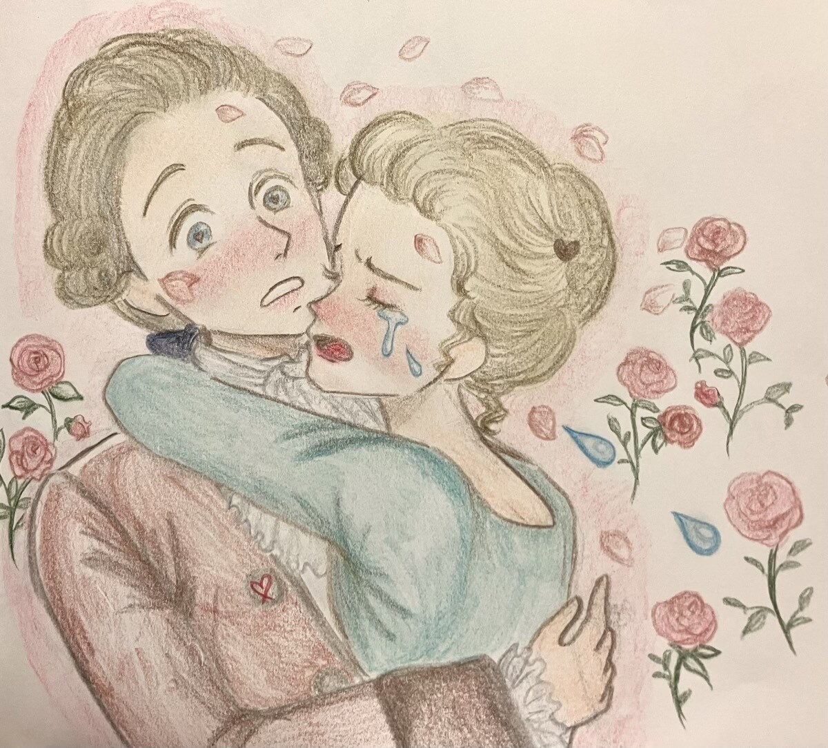 色鉛筆でロココイラストを描きます クラシカルなら任せてください！ロココ好きな方お待ちしてます！ イメージ9