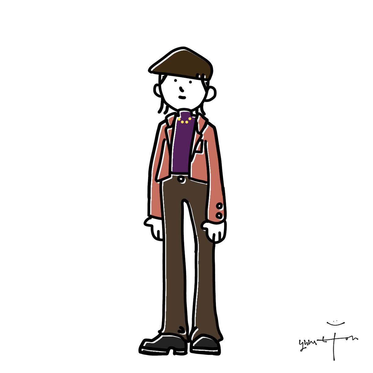 お気に入りのお洋服をイラストにします あのお洋服が自分だけのアイコンに！！ イメージ7