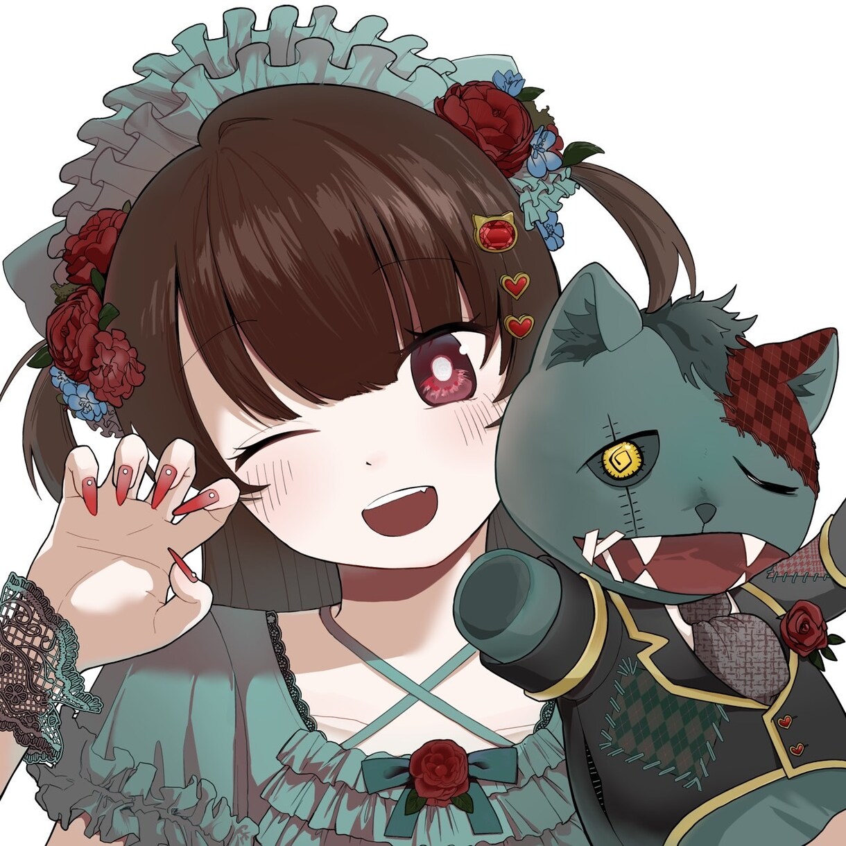 5名様限定☆可愛い女の子のイラストを安く制作します 商用利用◎SNSアイコン等にどうぞ！ イメージ1