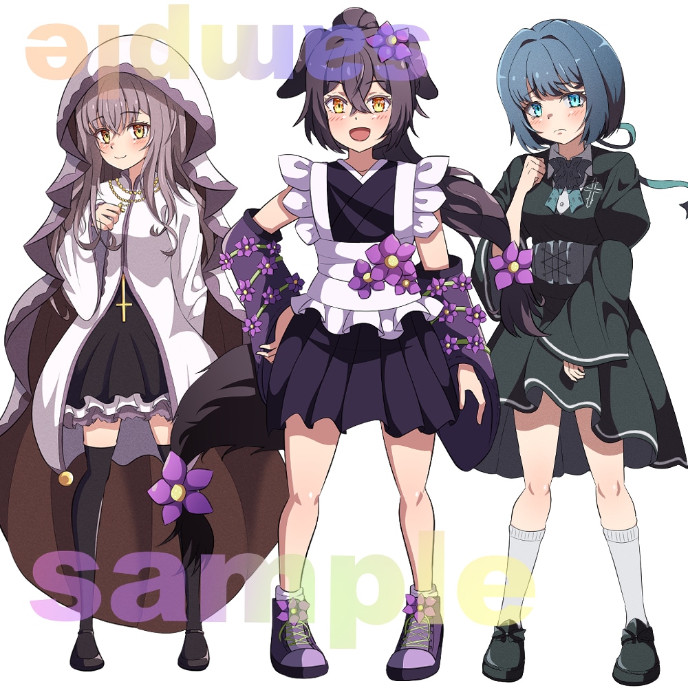 ソシャゲ調の立ち絵描きます 修正無しのサービス価格プラン♪ イメージ2