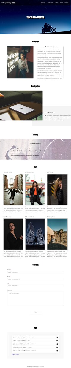 HTML＆CSSでwebサイトを丸っと制作します デザインないけど..の方も一度ご相談ください！ イメージ4