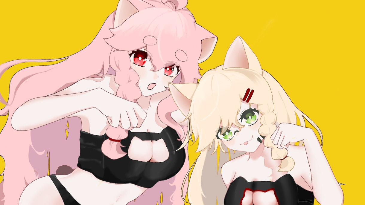 ご希望のイラストを描きます アイコン、サムネイル、配信画面用など イラストを作成します！ イメージ3