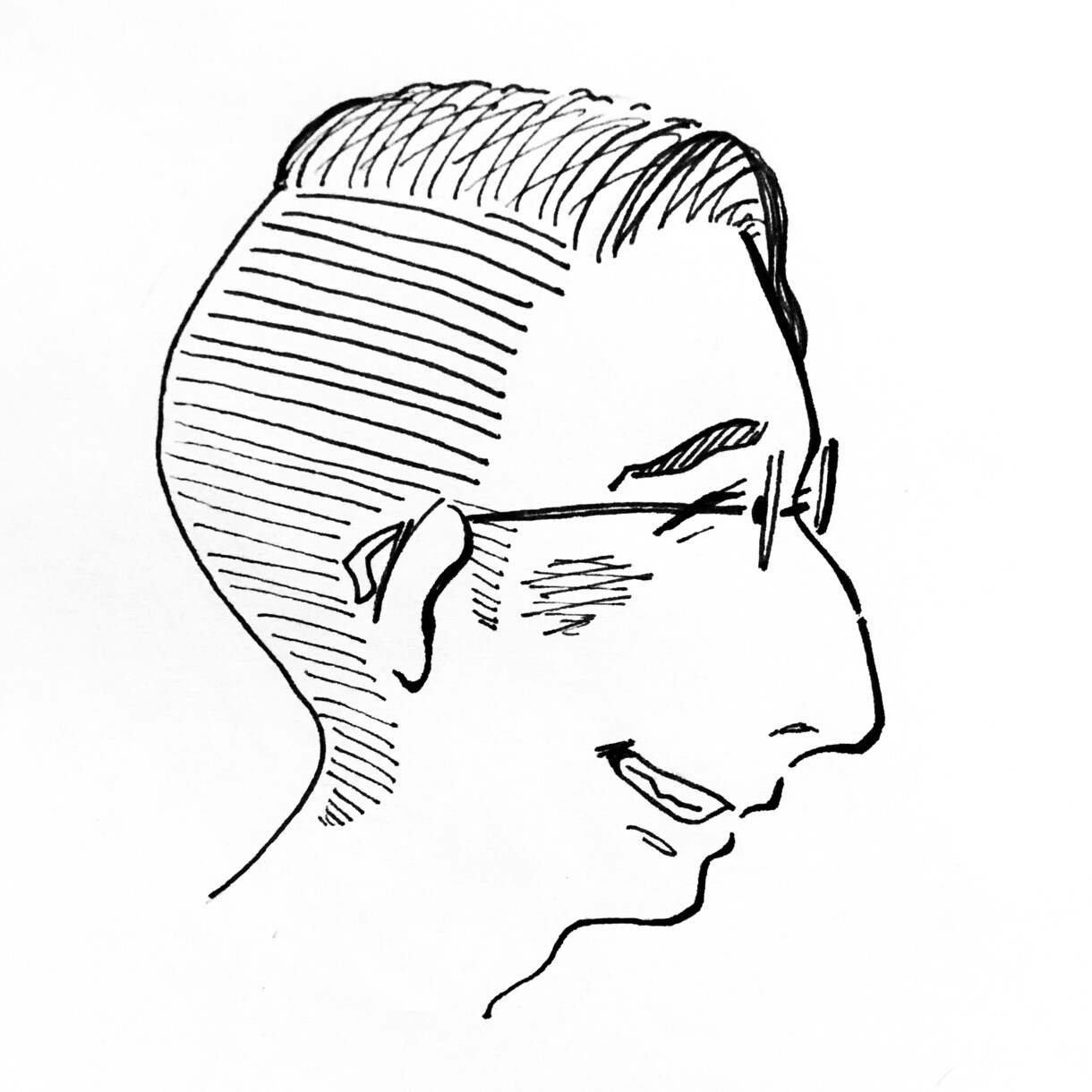 手描き横顔イラストとあいうえお作文かきます ユニークな手描きイラストをお探しの方へ！ イメージ4