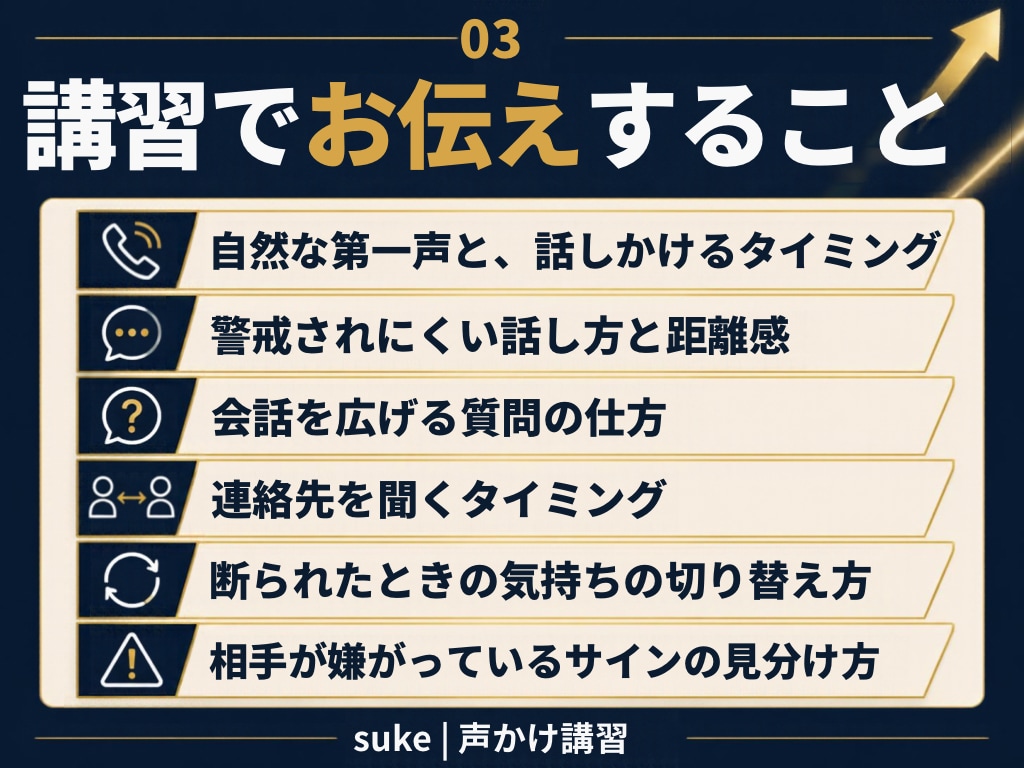 ナンパが苦手な男性へ、電話で講習しまます 365人と連絡先交換した男が、声かけのコツを伝授 イメージ3