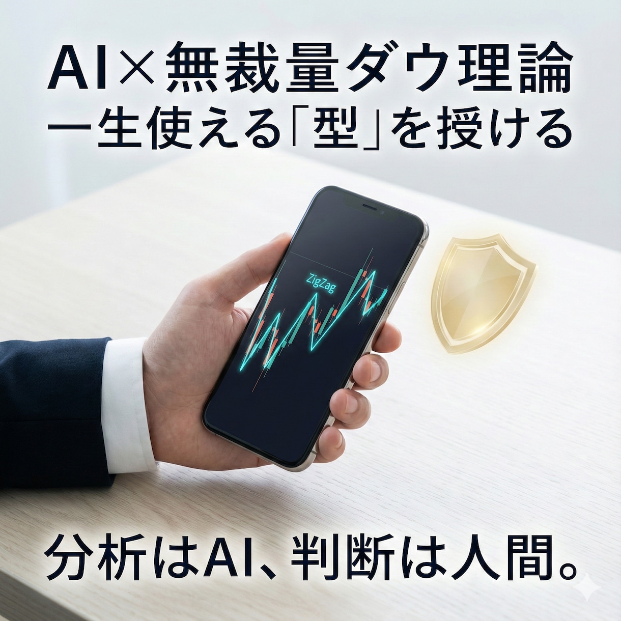 AI×無裁量ダウ理論。一生使える勝てる型を授けます 会社員専用の時短術。迷いを消去し淡々と勝ち続けるFX環境構築 イメージ1