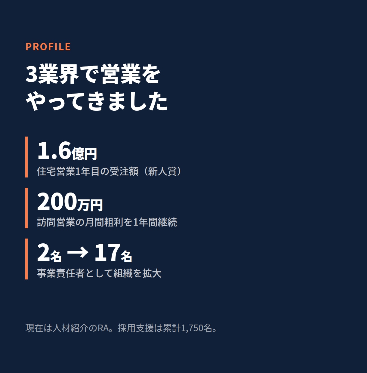 営業職の転職相談・キャリアの棚卸しをします 3業界で営業を経験した25歳が一緒に整理します イメージ4