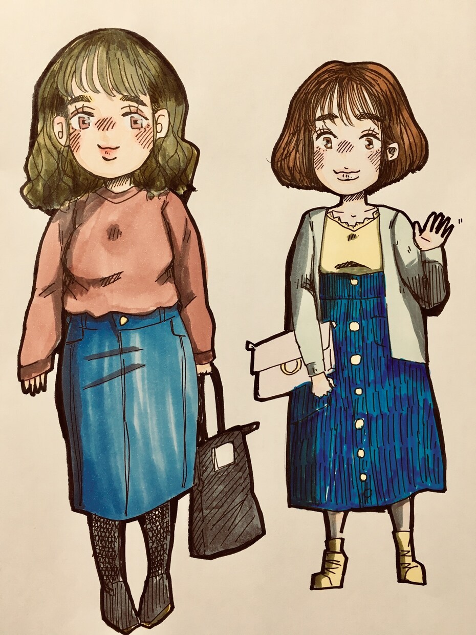可愛いミニキャラ似顔絵描きます 思い出や気持ちを絵に載せてプレゼントにしてみませんか？ イメージ4
