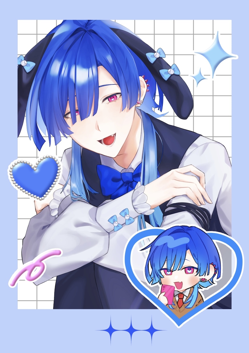 商用利用OK！かっこいい男性のイラストを制作します 二次創作や立ち絵などもぜひお任せ下さい！ イメージ1