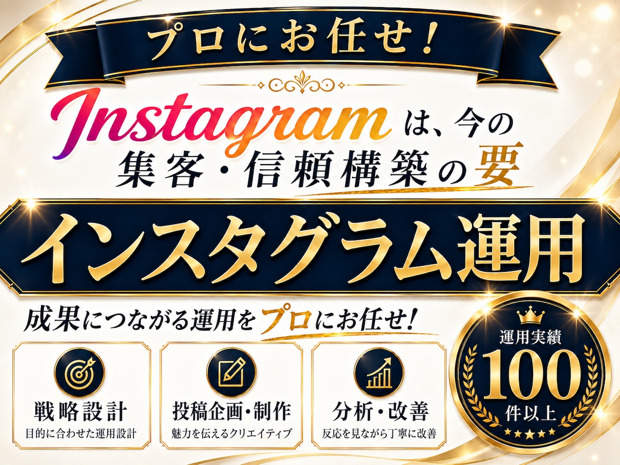 成果につながるInstagram運用をいたします 「集客・売上」に強いInstagram運用 イメージ1